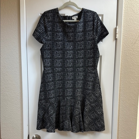 Maison Jules Dresses & Skirts - Maison Jules Black and Silver A-line Mini Dress